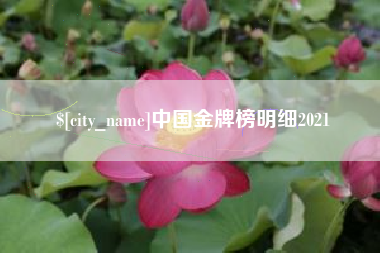 澧县中国金牌榜明细2021