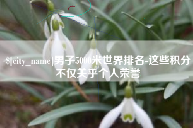 澧县男子5000米世界排名-这些积分不仅关乎个人荣誉