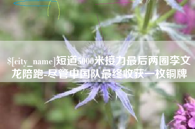 澧县短道5000米接力最后两圈李文龙陪跑-尽管中国队最终收获一枚铜牌