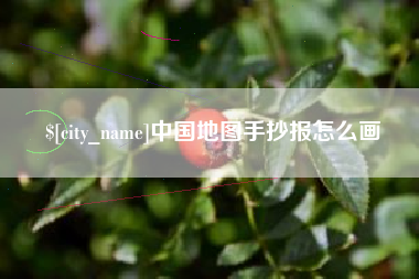 澧县中国地图手抄报怎么画