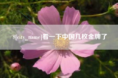 澧县看一下中国几枚金牌了