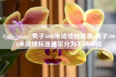 澧县男子5000米成绩对照表-男子5000米成绩标准通常分为不同等级