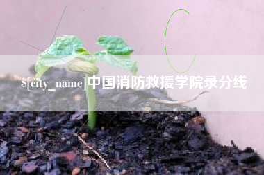 澧县中国消防救援学院录分线