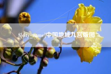 澧县中国地域九宫版图