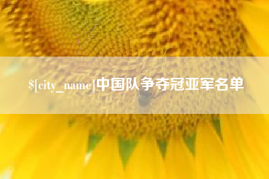 澧县中国队争夺冠亚军名单