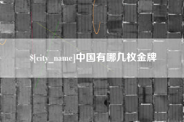 澧县中国有哪几枚金牌