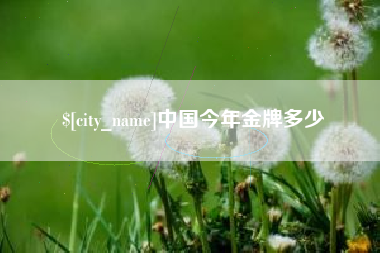 澧县中国今年金牌多少