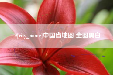 澧县中国省地图 全图黑白