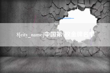 澧县中国第9枚金牌名单