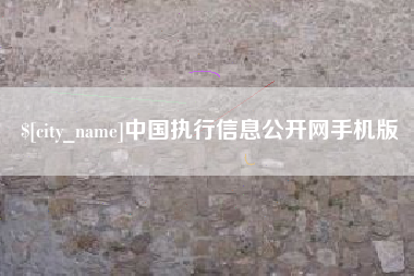 澧县中国执行信息公开网手机版