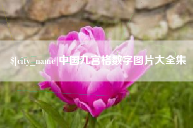 澧县中国九宫格数字图片大全集