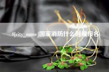 澧县国家消防什么时候报名