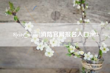 澧县消防官网报名入口2023