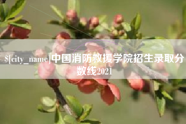 澧县中国消防救援学院招生录取分数线2021