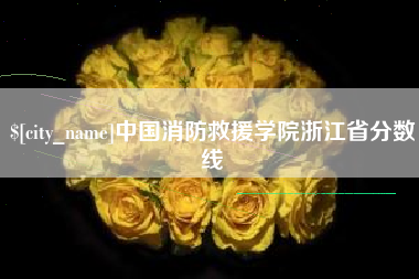 澧县中国消防救援学院浙江省分数线