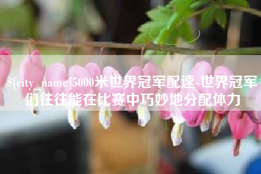 澧县5000米世界冠军配速-世界冠军们往往能在比赛中巧妙地分配体力
