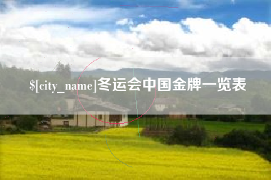 澧县冬运会中国金牌一览表