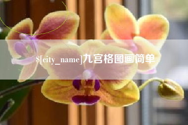 澧县九宫格图画简单